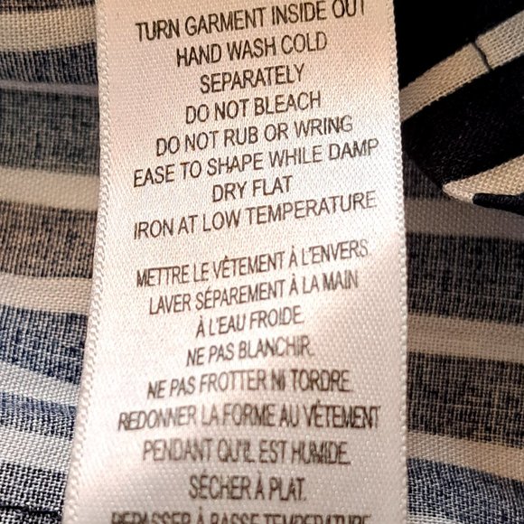 RICKI'S smocked dress Sz 6 MAXI DRESS cold shoulders COTTAGE COASTAL ROMANTIC - Picture 10 of 10